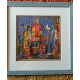 Charts on artistic canvas In the night