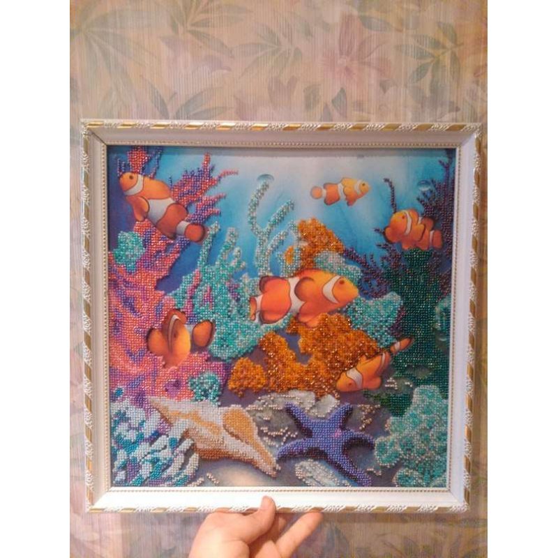 Charts on artistic canvas Under the Sea