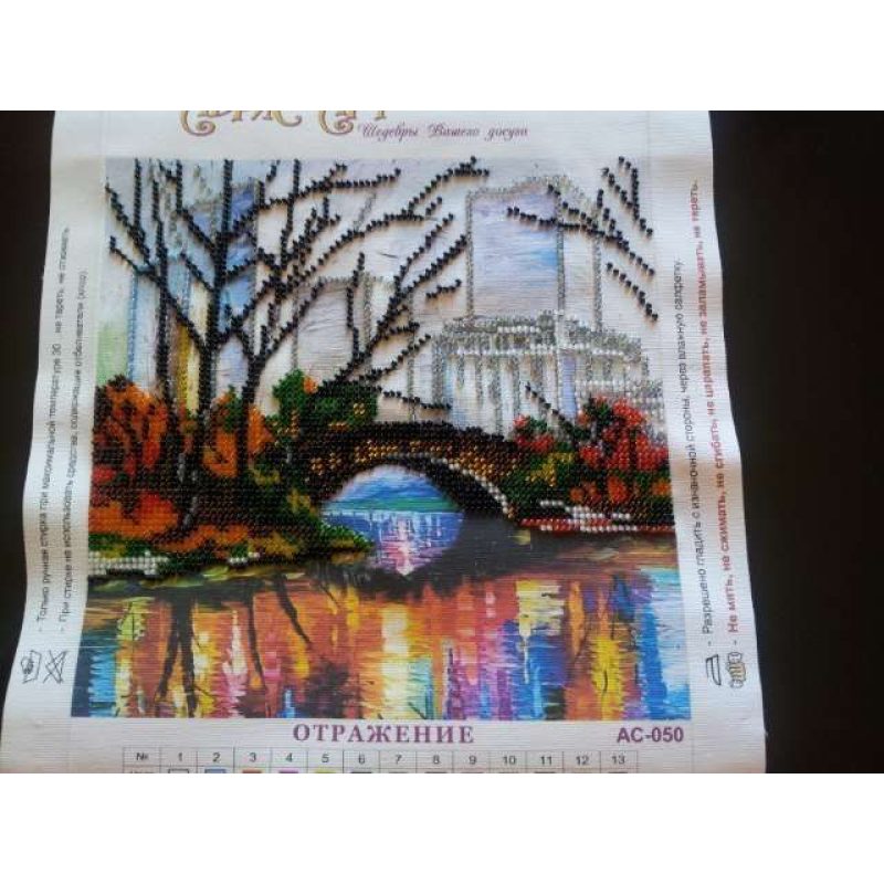 Charts on artistic canvas Reflection
