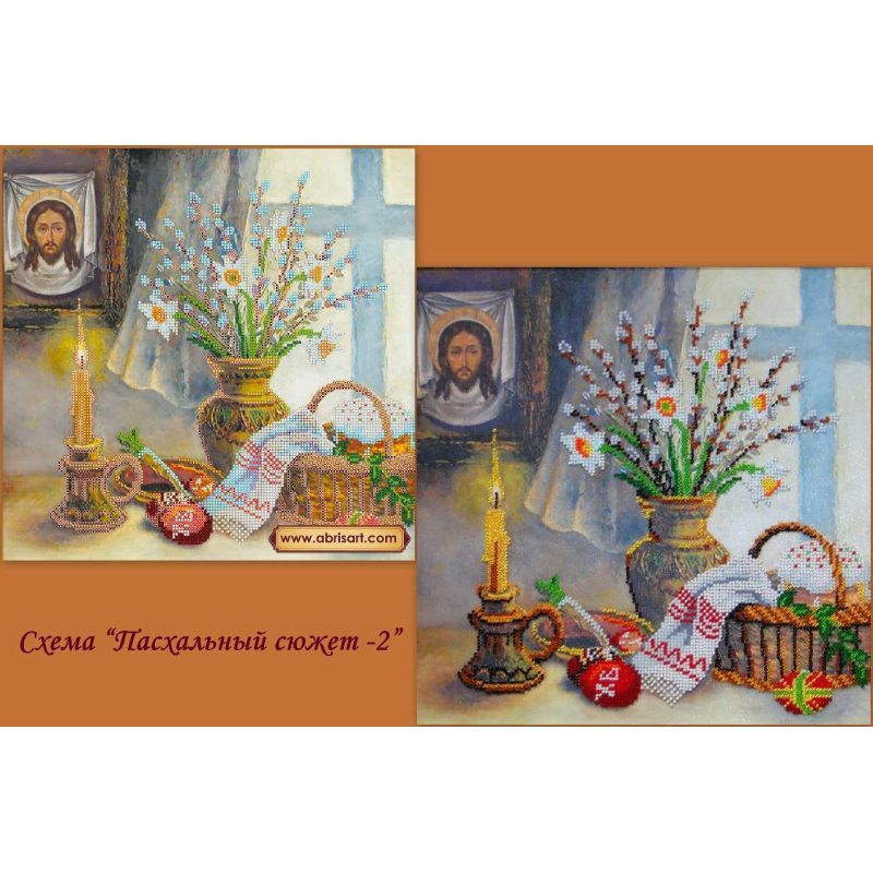 Charts on artistic canvas Easter story-2