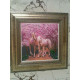 Charts on artistic canvas Horses In Love