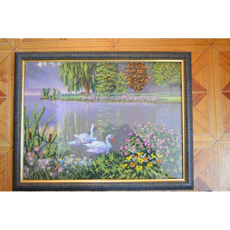 Main Bead Embroidery Kit Swan song