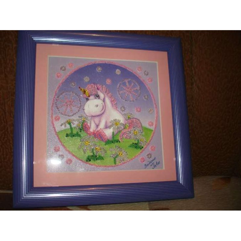 Mini Bead embroidery kit Pony