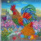 Charts on artistic canvas Peace, love and understanding