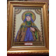 Icon's charts on artistic canvas St. Angelina