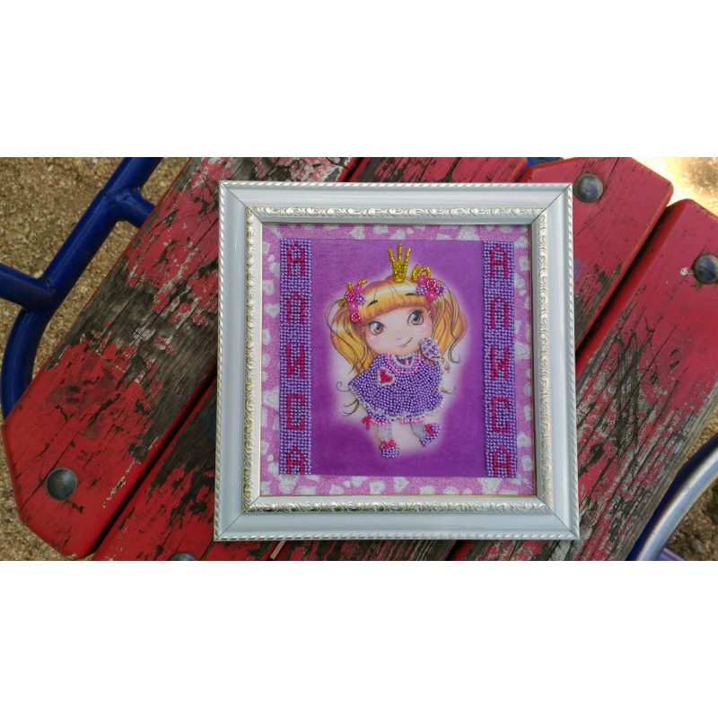 Mini Bead embroidery kit Fiona