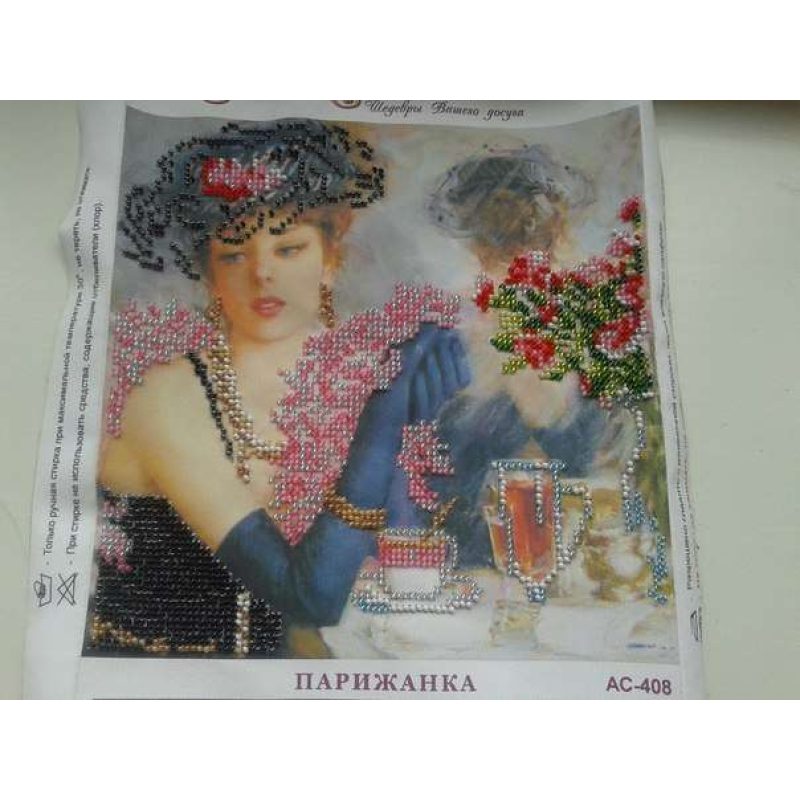 Charts on artistic canvas The Parisian Woman