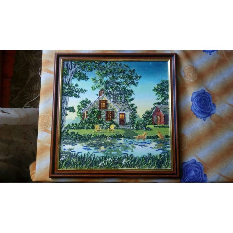 Charts on artistic canvas An Evening in the Country
