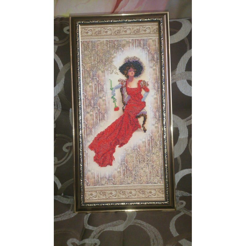 Main Bead Embroidery Kit Lady Rose