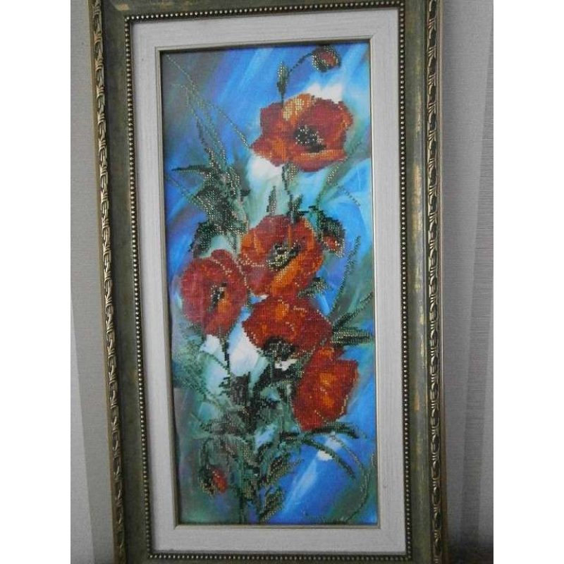 Main Bead Embroidery Kit Poppy dawn