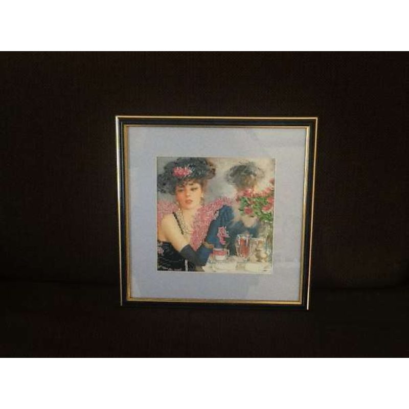 Charts on artistic canvas The Parisian Woman