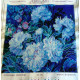 Charts on artistic canvas Moon peonies