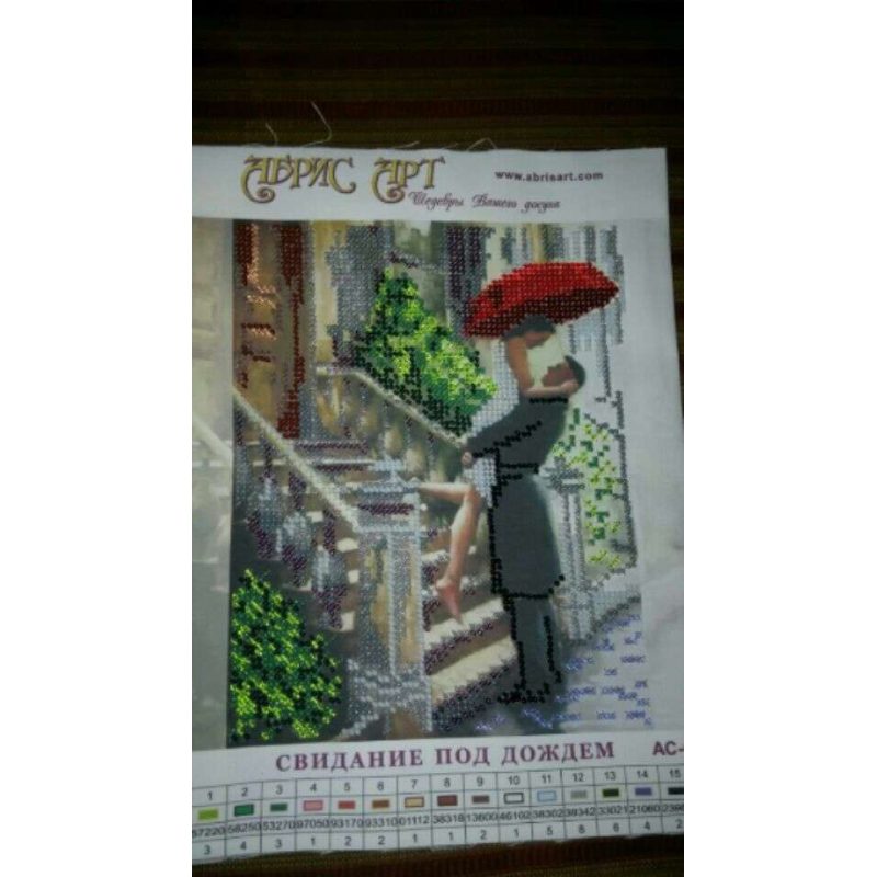 Charts on artistic canvas Date in the Rain