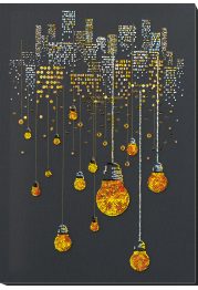 Main Bead Embroidery Kit Lamp evening