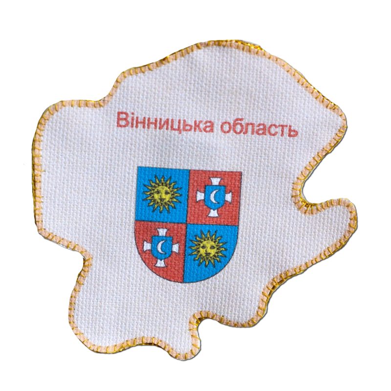 Набір для вишивання бісером "Магніт "Мапа України" Вінницька область