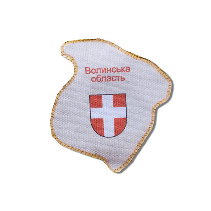 Kits for embroidery with beads magnets "Map of Ukraine" Volyn region