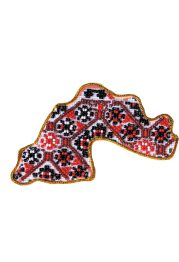 Kits for embroidery with beads magnets "Map of Ukraine" Dnipropetrovsk region