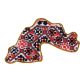 Kits for embroidery with beads magnets "Map of Ukraine" Dnipropetrovsk region