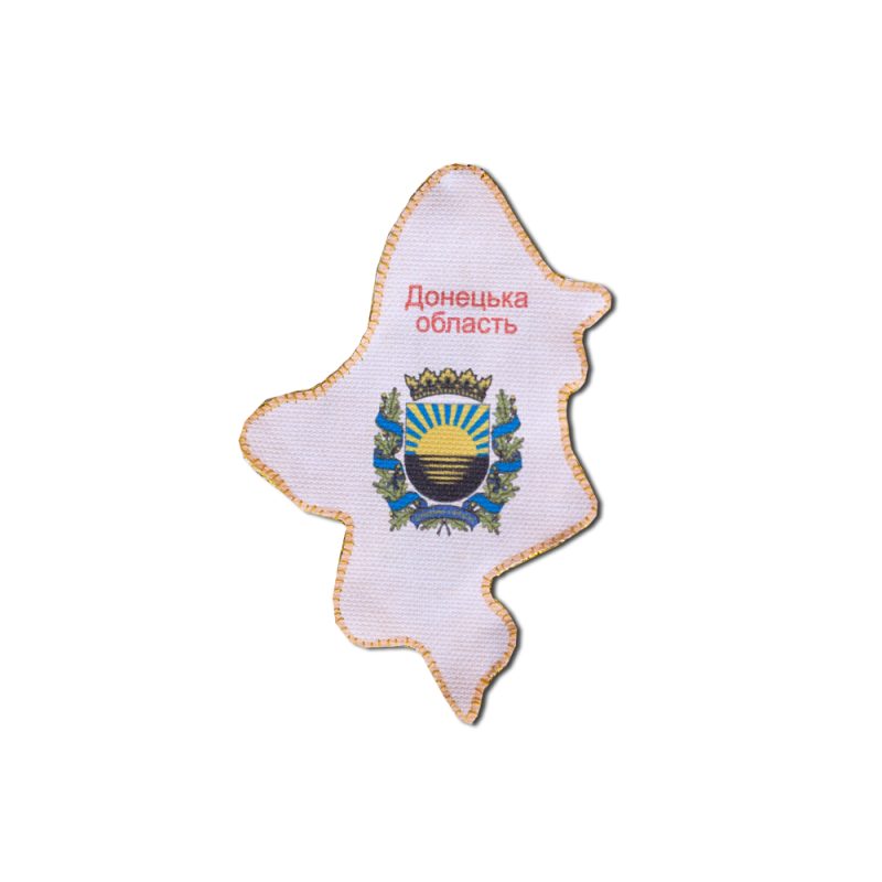 Kits for embroidery with beads magnets "Map of Ukraine" Donetsk region