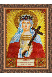 St.Icons Mini Bead embroidery kits St. Catherine