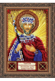 St.Icons Mini Bead embroidery kits St. Constantine