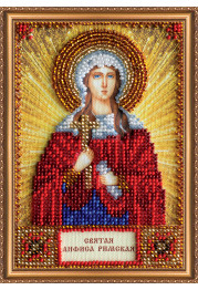 St.Icons Mini Bead embroidery kits St. Anfisa