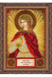 St.Icons Mini Bead embroidery kits St. Agnes