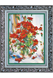 Main Bead Embroidery Kit Poppies