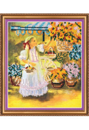 Main Bead Embroidery Kit The little flower girl