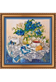 Main Bead Embroidery Kit Forget-me-nots