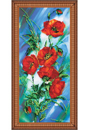Main Bead Embroidery Kit Poppy dawn