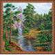 Main Bead Embroidery Kit Mountain waterfall