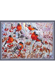 Main Bead Embroidery Kit Bullfinches