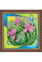 Main Bead Embroidery Kit Flight of dragonflies