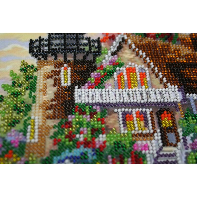 Main Bead Embroidery Kit House by the sea