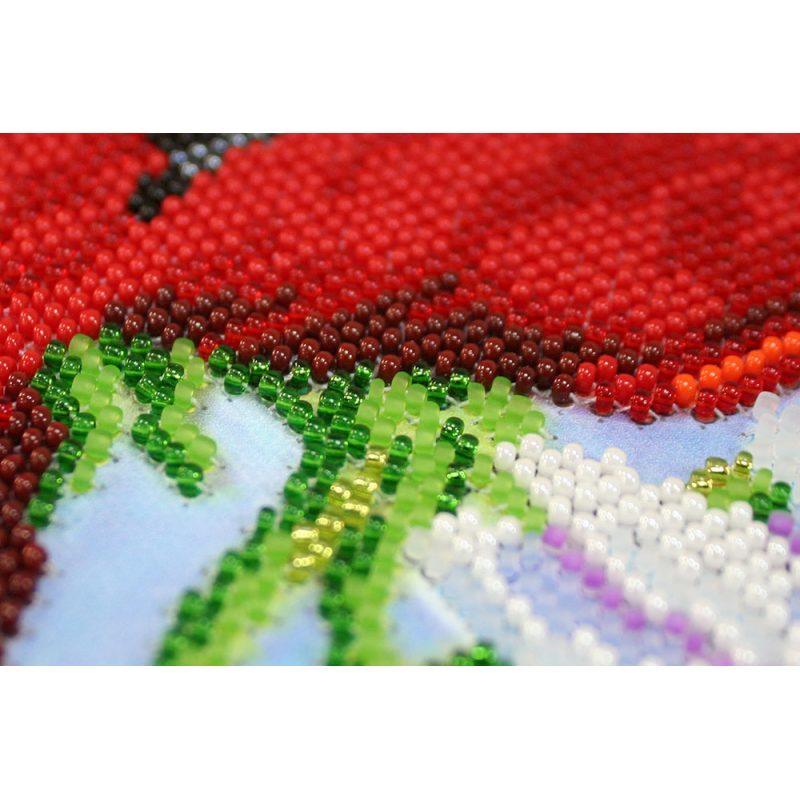 Main Bead Embroidery Kit Wild poppies – 3