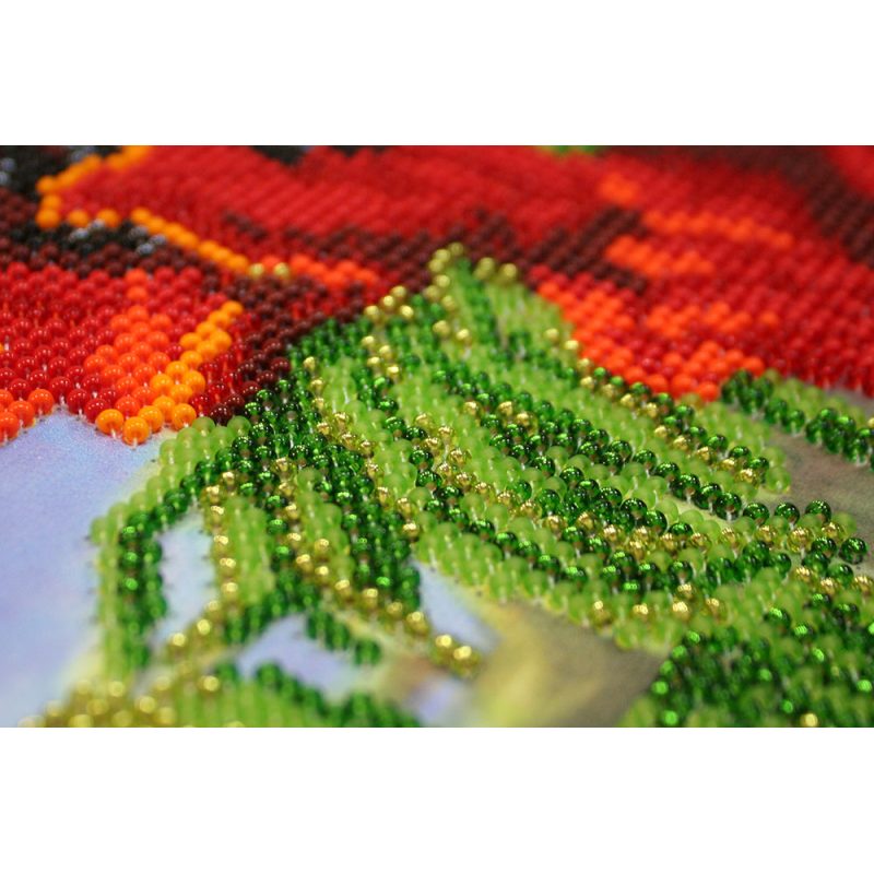 Main Bead Embroidery Kit Wild poppies – 3