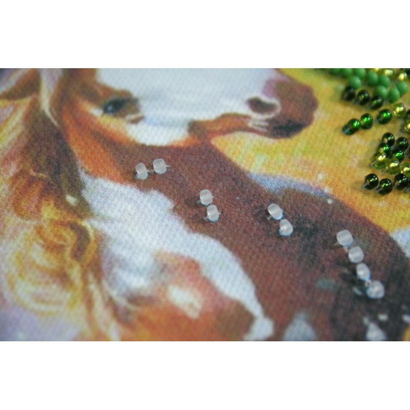 Main Bead Embroidery Kit Seven horses