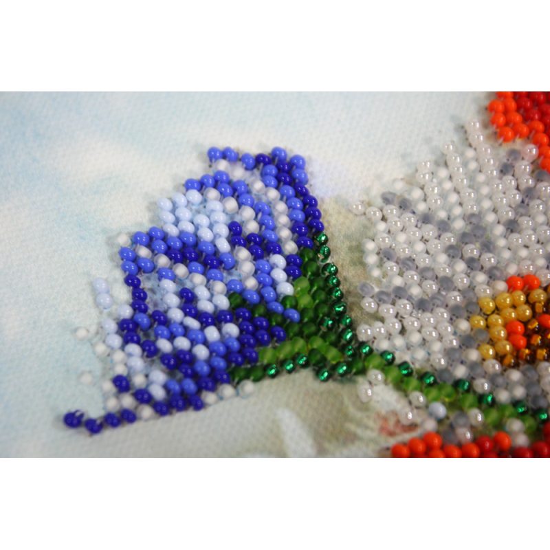 Main Bead Embroidery Kit Basket of summer