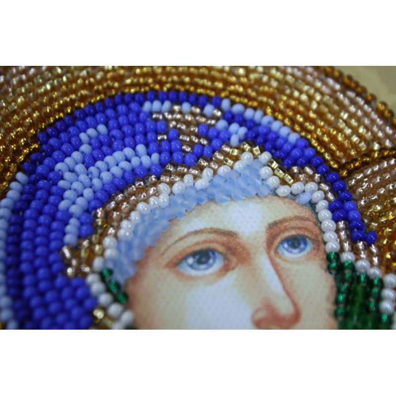 Main Bead Embroidery Kit Icon of the Mother of God «The Unfading Blossom»