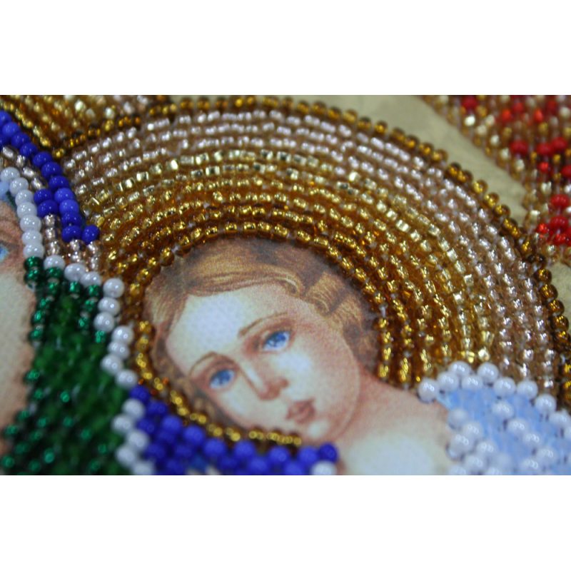 Main Bead Embroidery Kit Icon of the Mother of God «The Unfading Blossom»