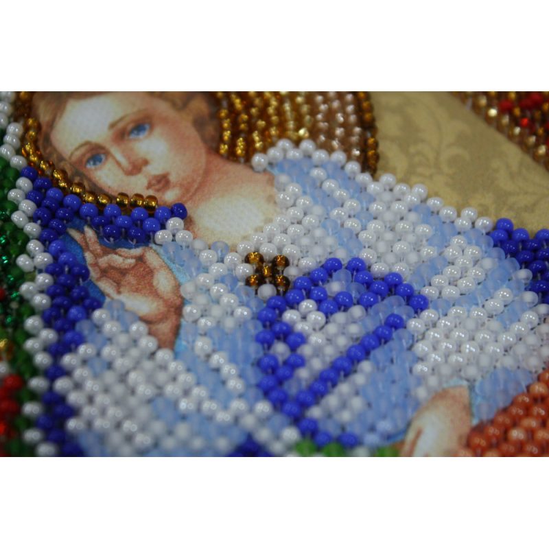 Main Bead Embroidery Kit Icon of the Mother of God «The Unfading Blossom»
