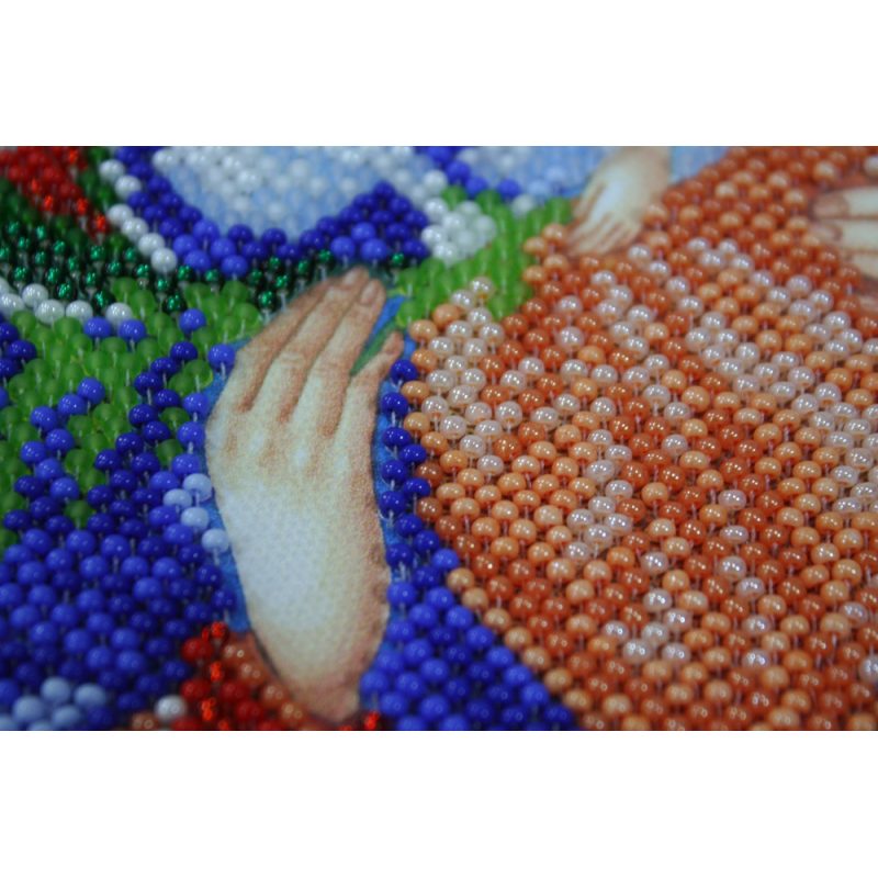 Main Bead Embroidery Kit Icon of the Mother of God «The Unfading Blossom»