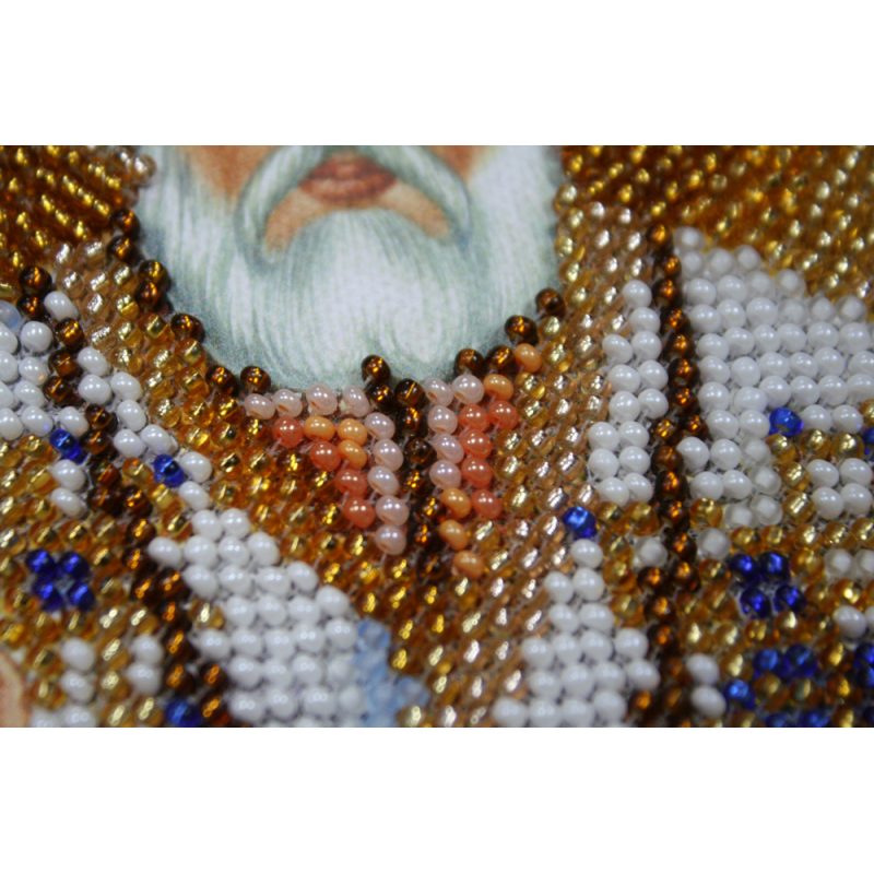 Main Bead Embroidery Kit Home iconostasis «Nicholas the Wonderworker»