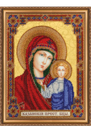 Main Bead Embroidery Kit Home iconostasis «Our Lady»