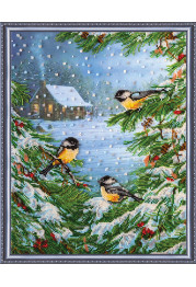 Main Bead Embroidery Kit January bitter cold