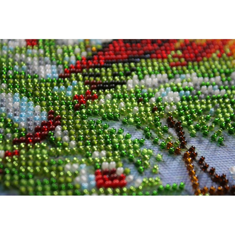 Main Bead Embroidery Kit January bitter cold
