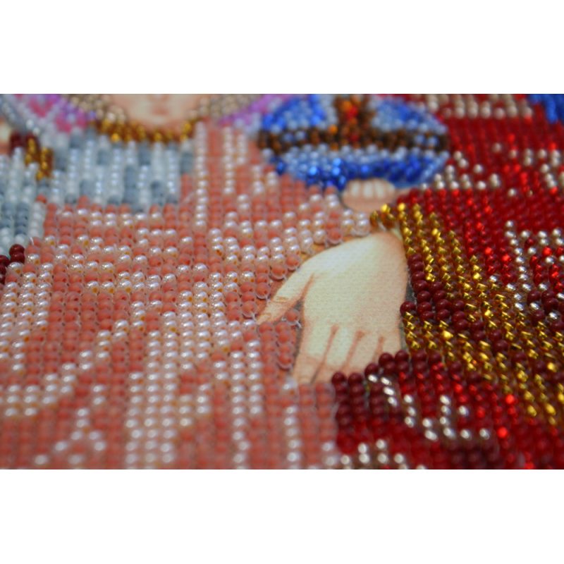 Main Bead Embroidery Kit Icon of the Mother of God «Reigning»