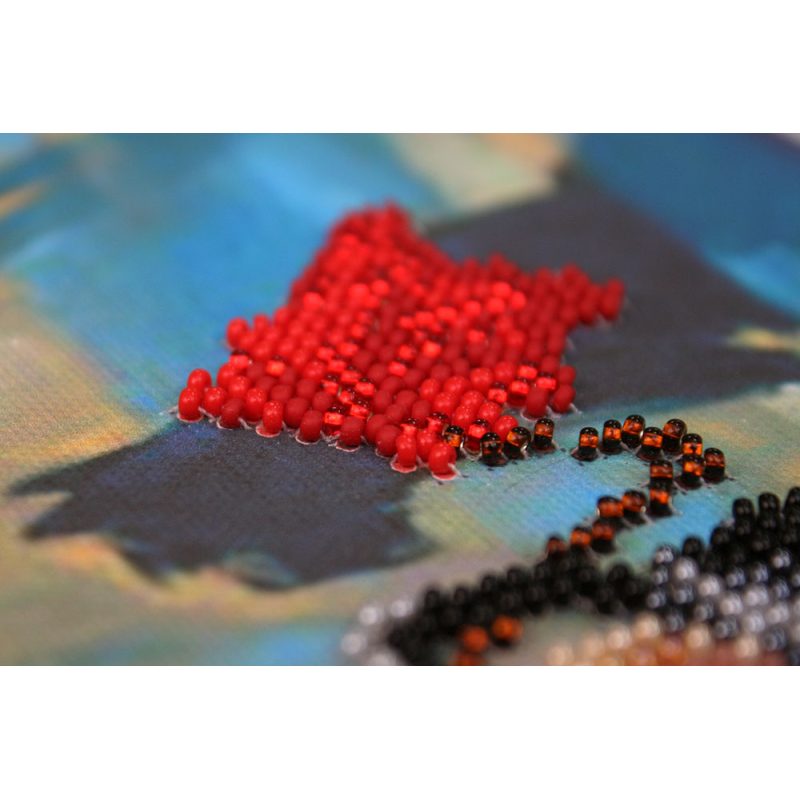 Main Bead Embroidery Kit Snow Carnival