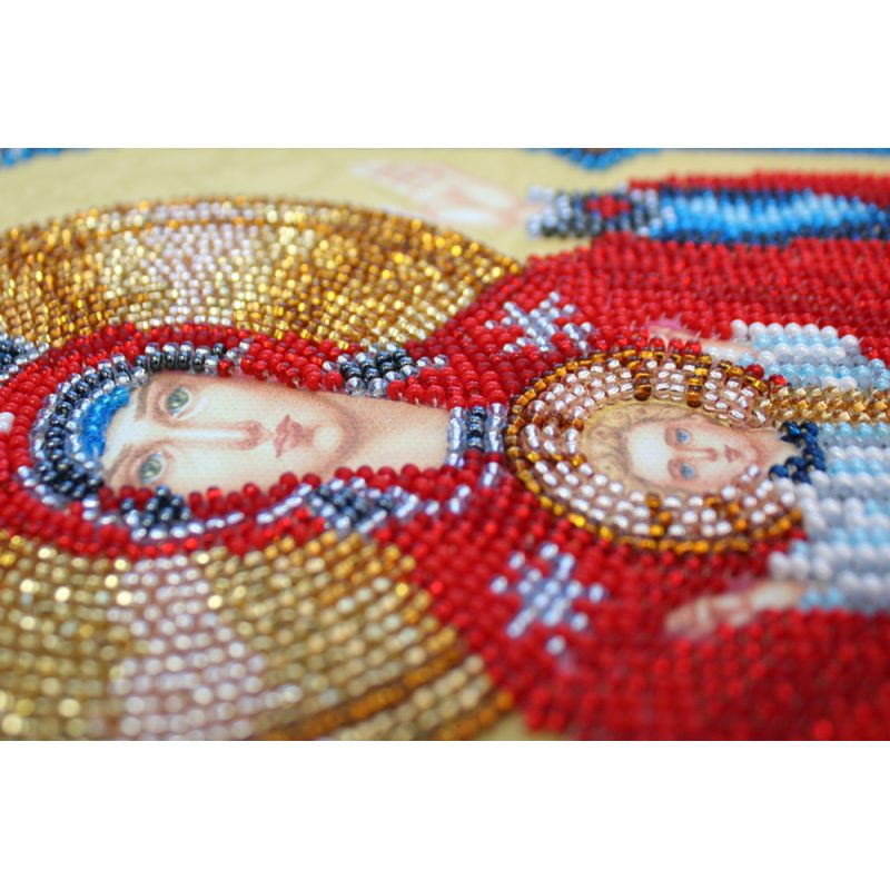 Main Bead Embroidery Kit Icon of the Mother of God “Inexhaustible Chalice”